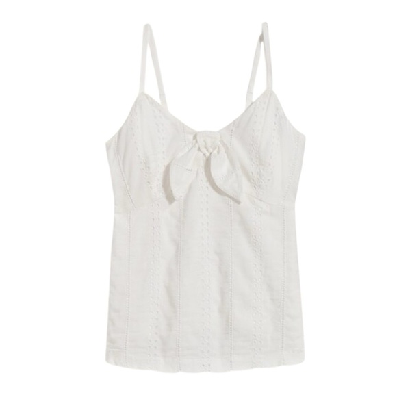 Old Navy Tops - Old Navy Eyelet Tie Front Top
